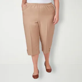 Alfred Dunner Classics Mid Rise Plus Capris