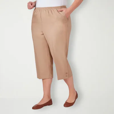 Alfred Dunner Classics Mid Rise Plus Capris