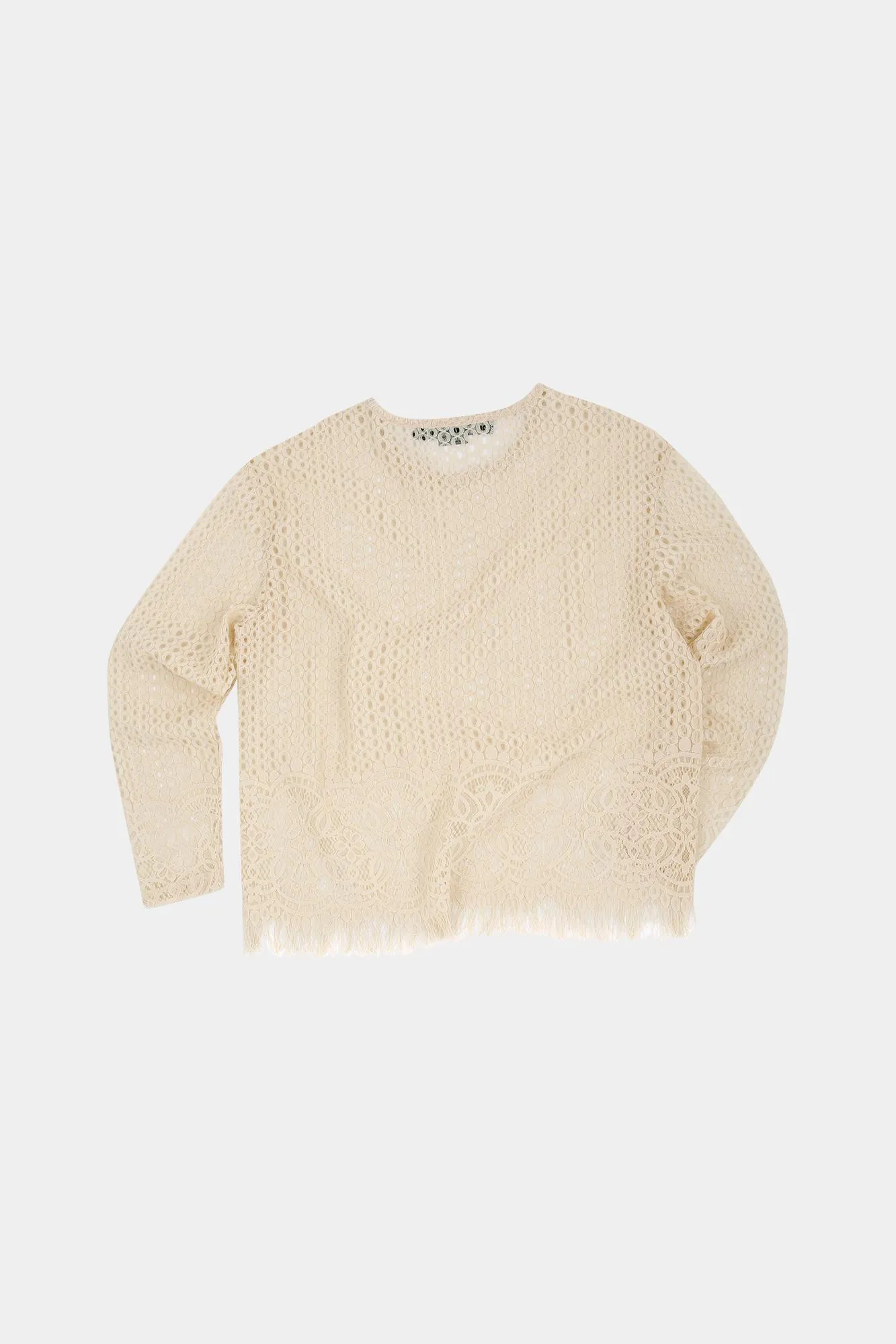 ANDERSSON BELL  |Nylon Street Style U-Neck Long Sleeves Plain Sweaters