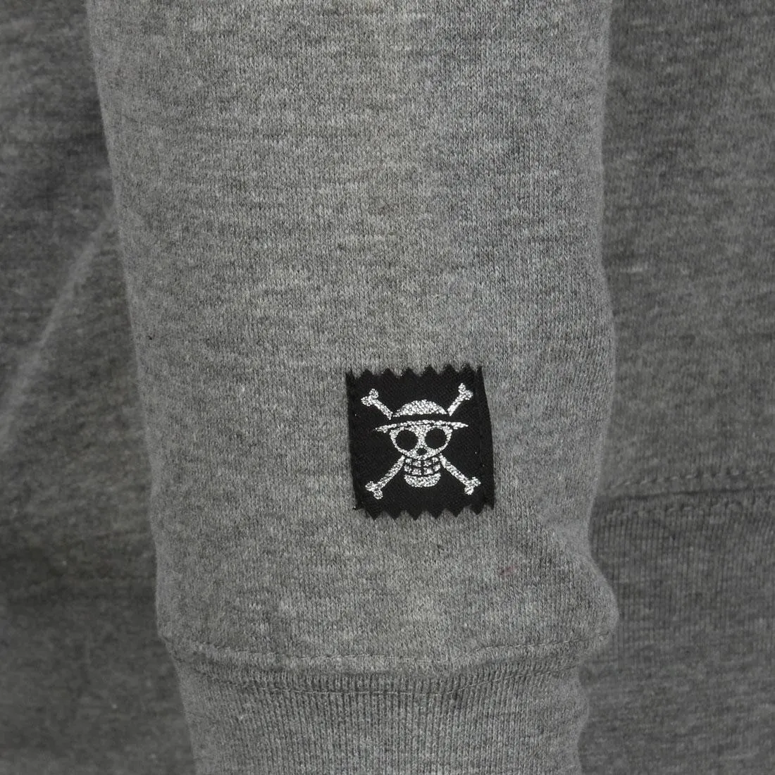 BAIT x One Piece Luffy 1 Zip Hoody (gunmetal heather)