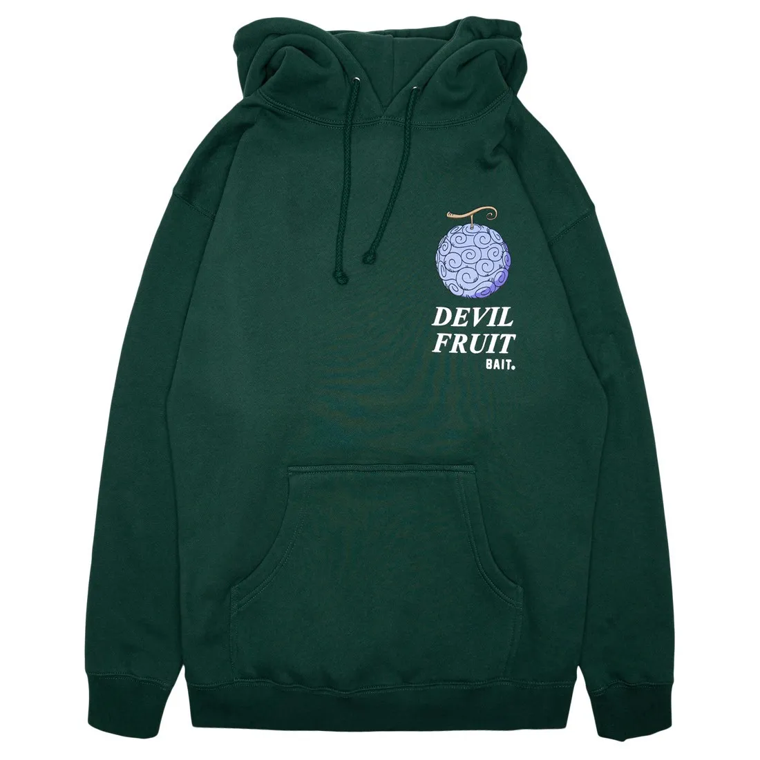 BAIT x One Piece Men Devil Fruit Luffy Hoody (green)