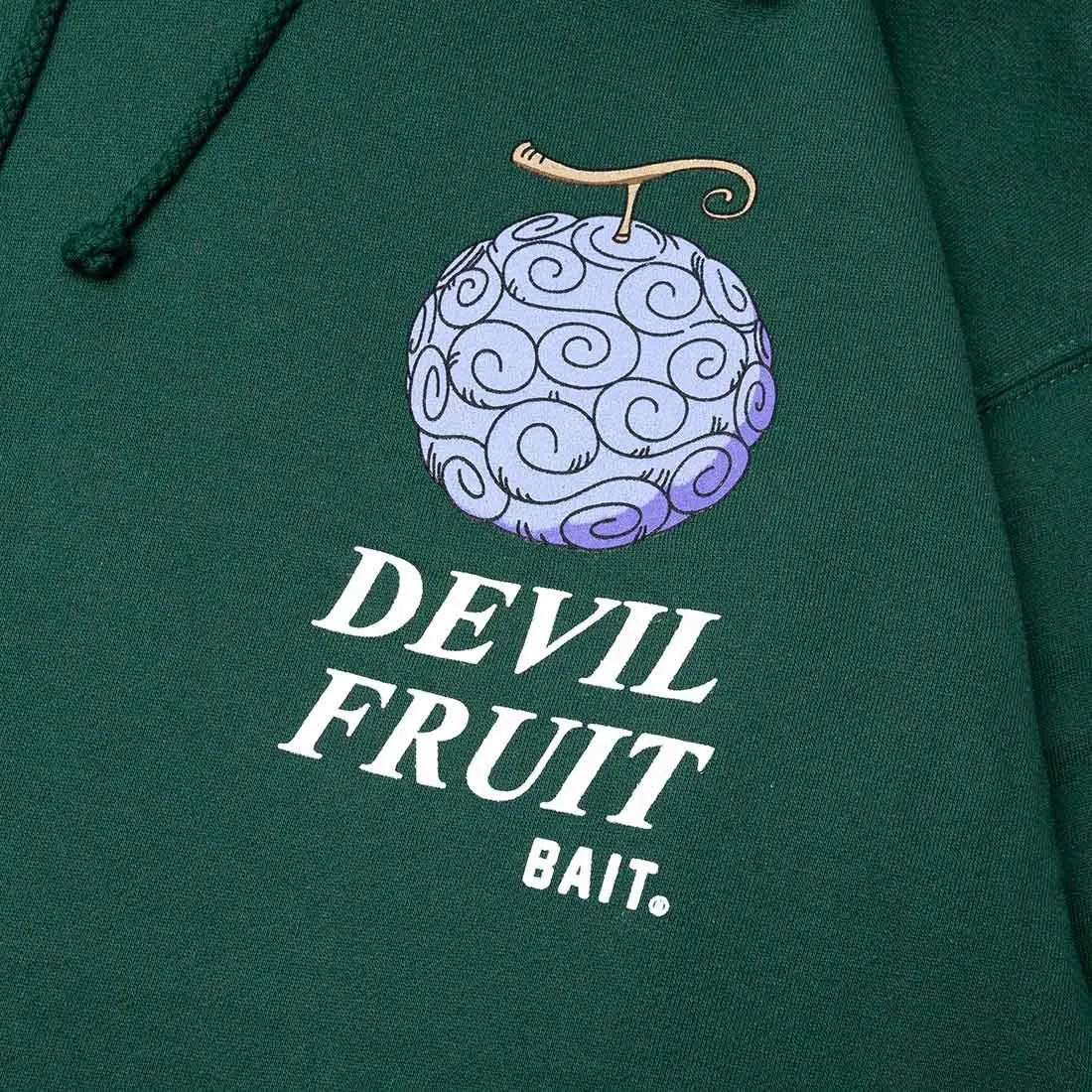 BAIT x One Piece Men Devil Fruit Luffy Hoody (green)