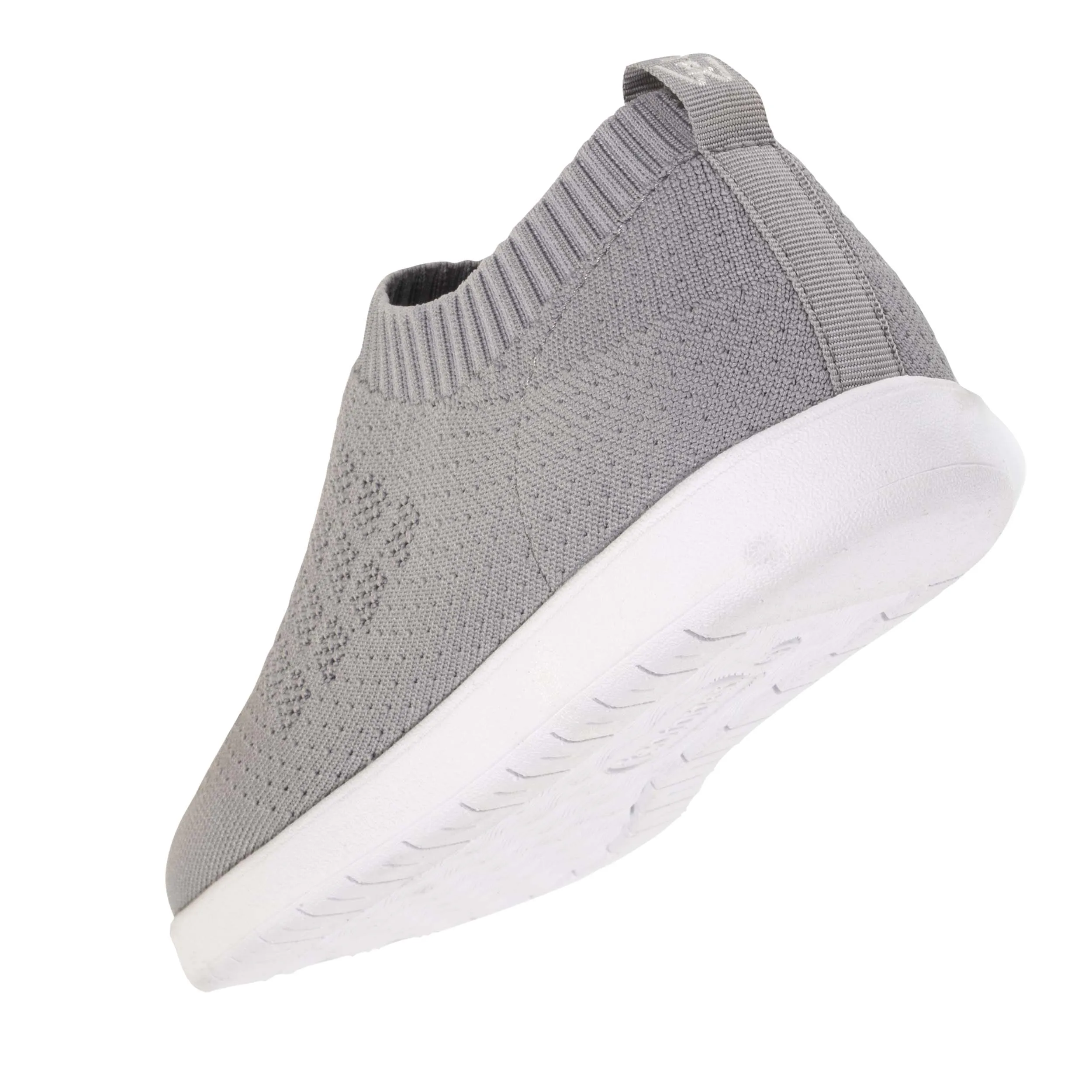 Baskets Confort Femme Slip-on Gris