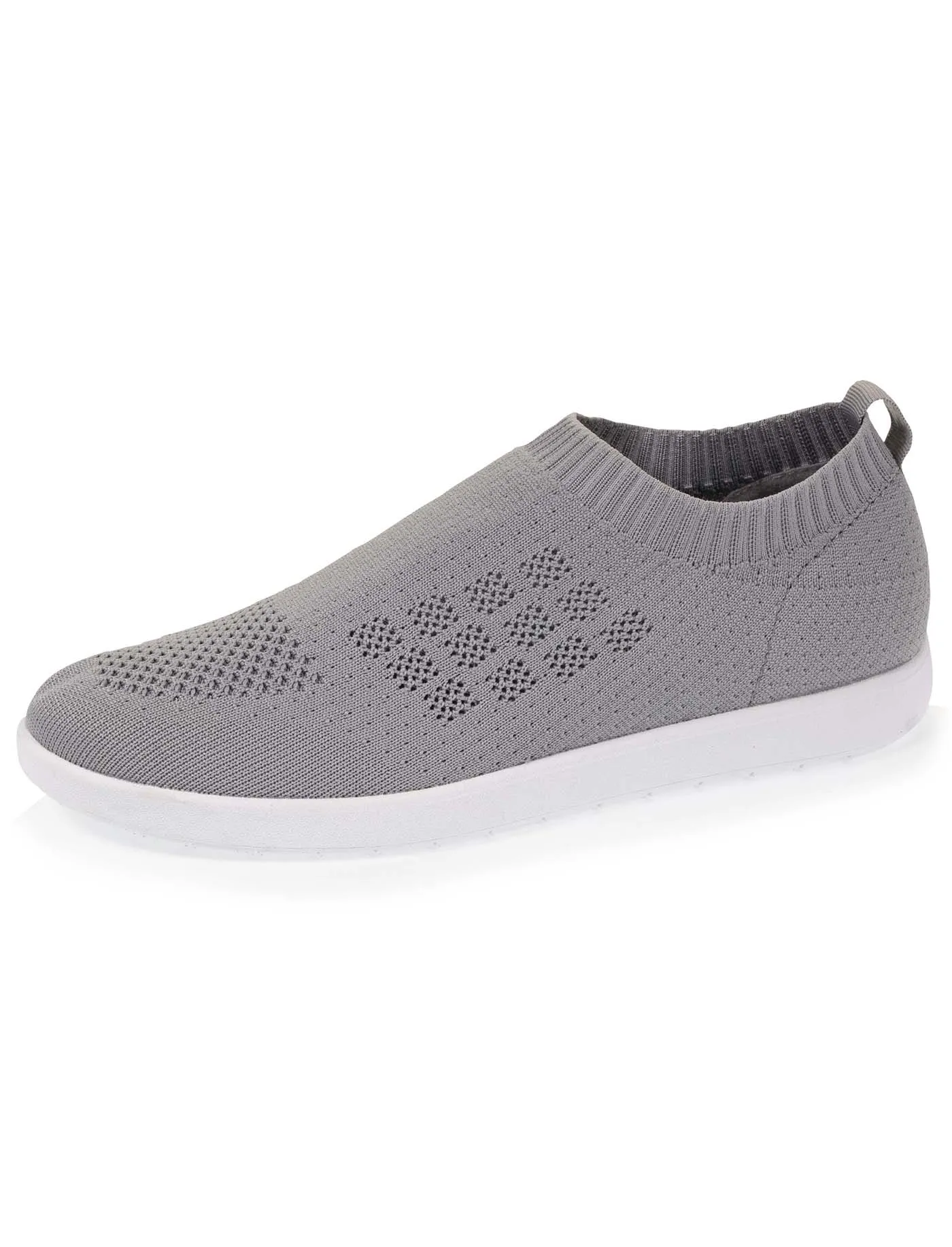 Baskets Confort Femme Slip-on Gris