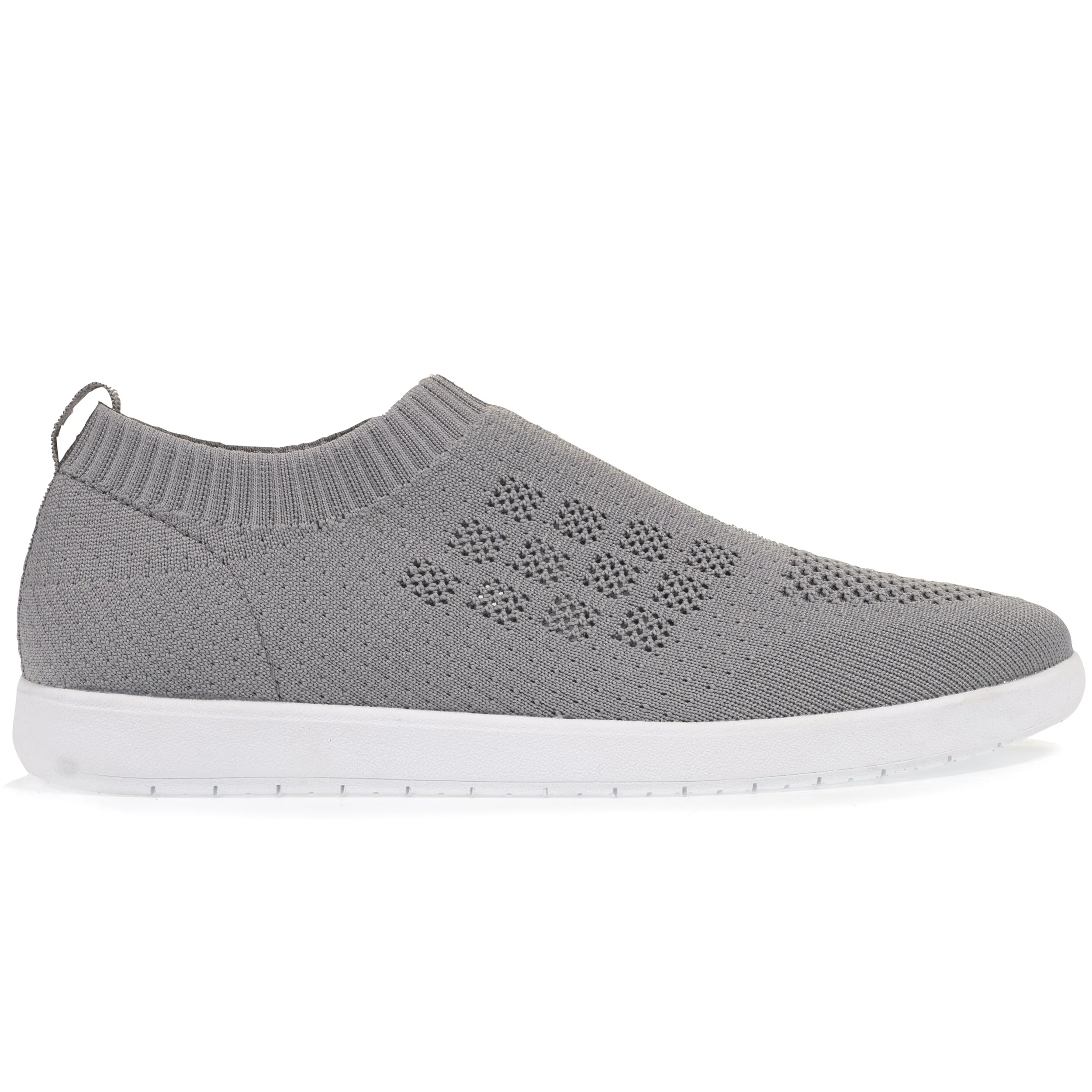 Baskets Confort Femme Slip-on Gris