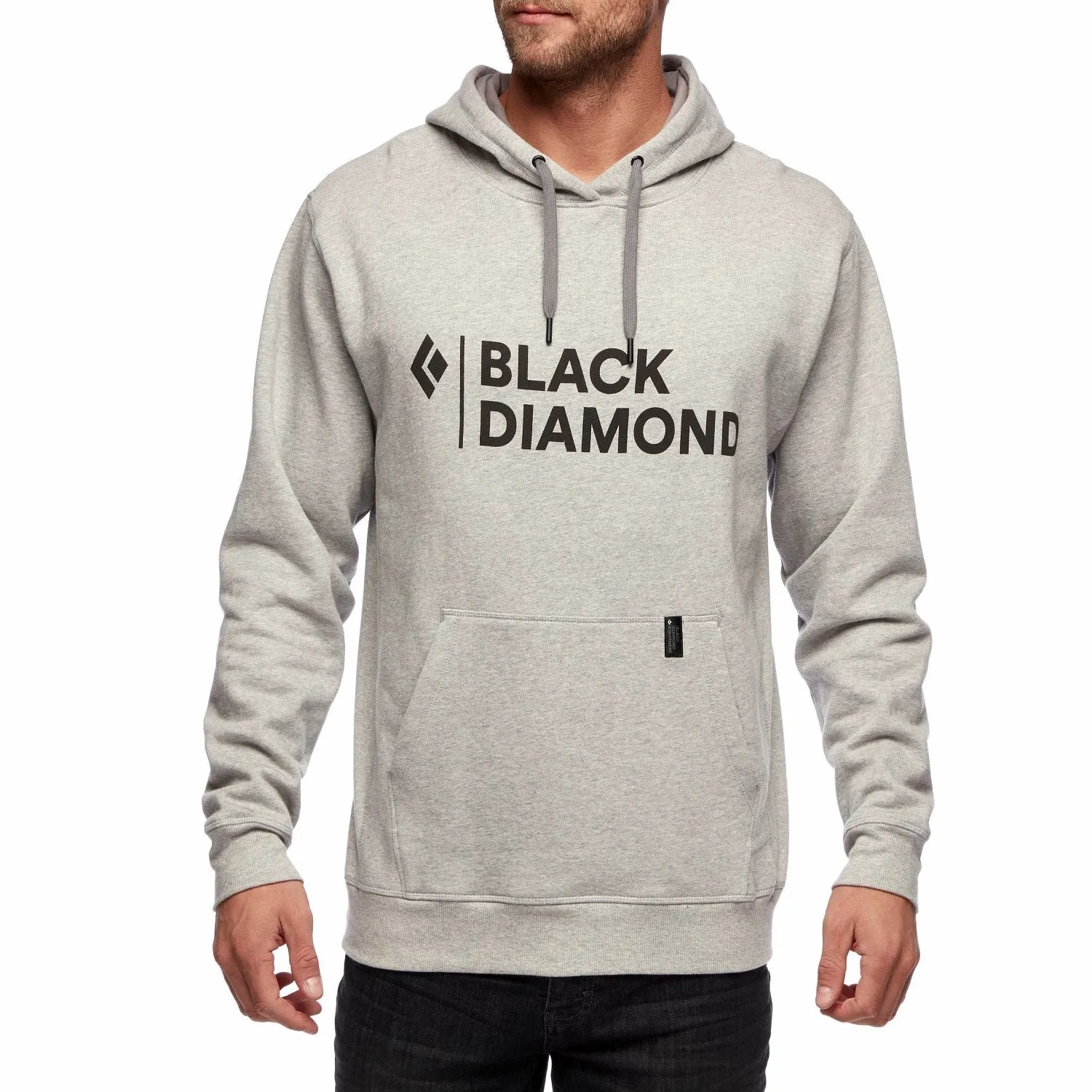 Black Diamond Men's Stacked Logo Hoody Nickel Heather | Buy Black Diamond Men's Stacked Logo Hoody Nickel Heather here