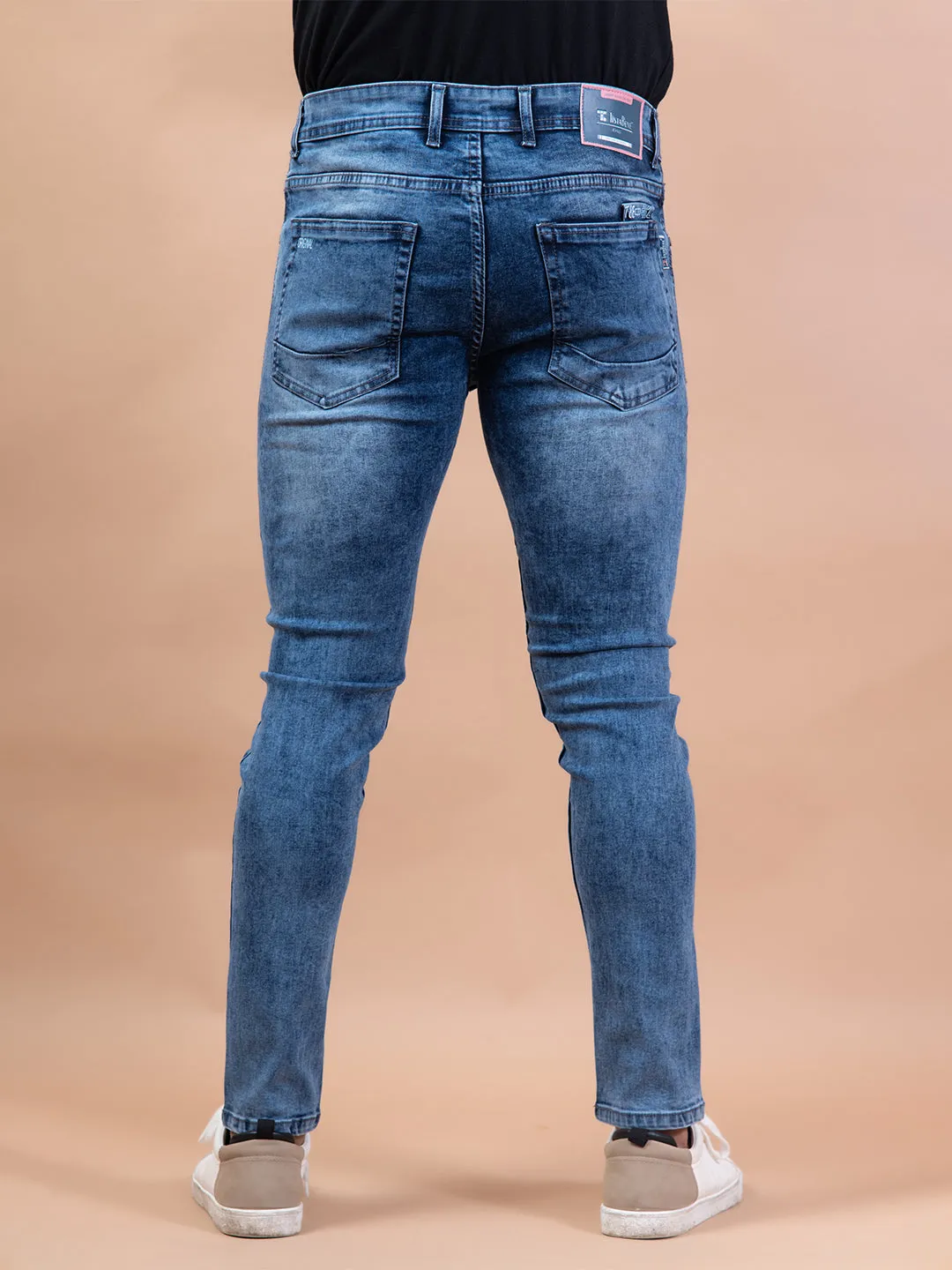 Blue Denim Ankle Men's Jeans