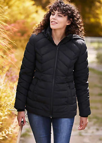 bonprix Hooded Padded Coat | Grattan