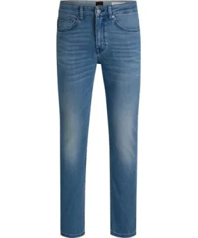 Boss Delaware slim-fit jeans in blue super-stretch denim