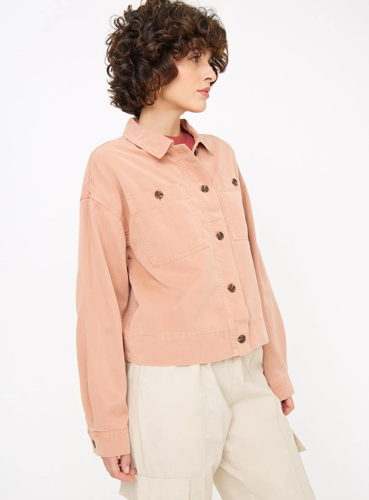 Buy Pink Twill Lightweight Jacket 18 | Jackets | Tu