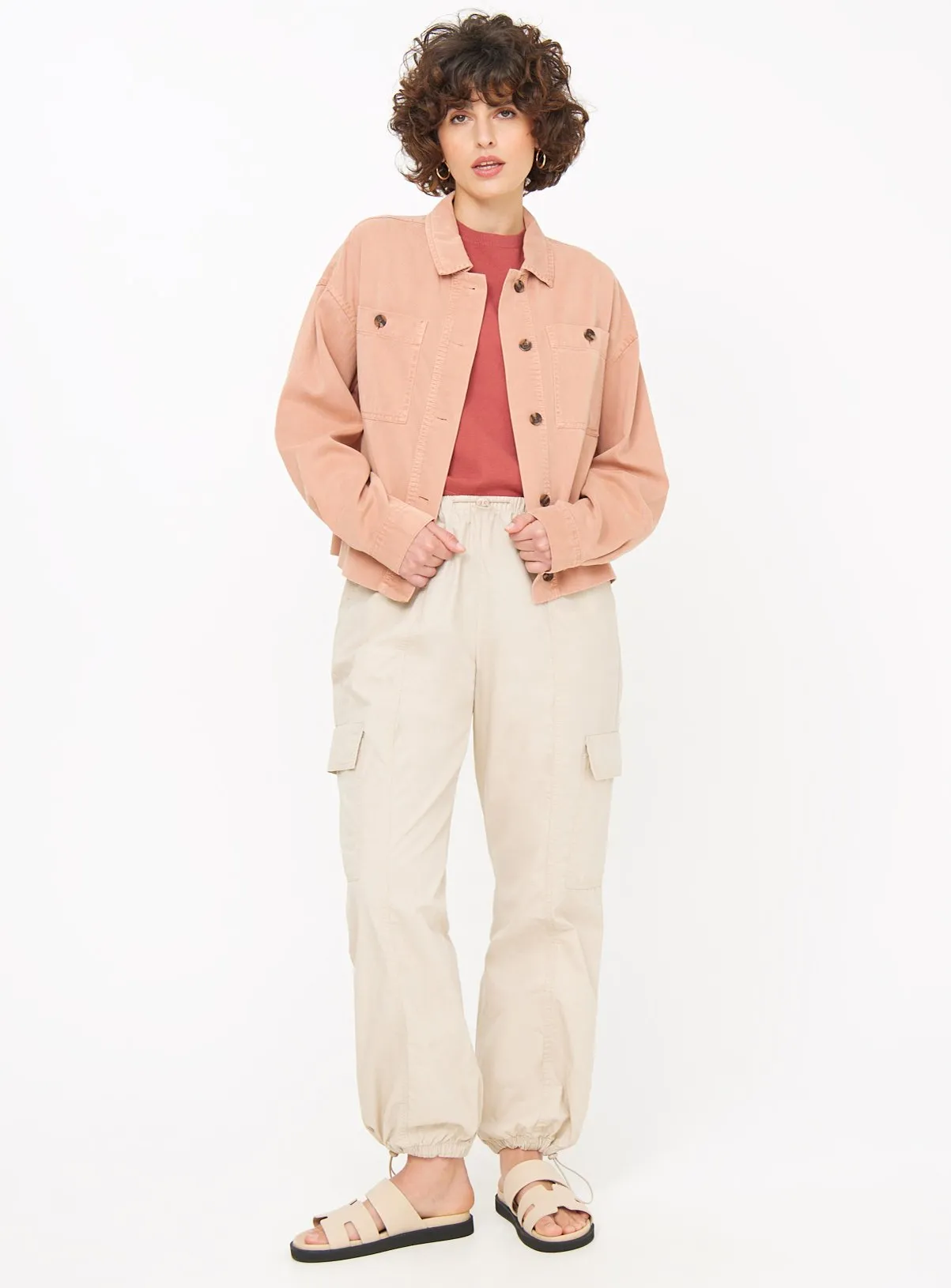 Buy Pink Twill Lightweight Jacket 18 | Jackets | Tu