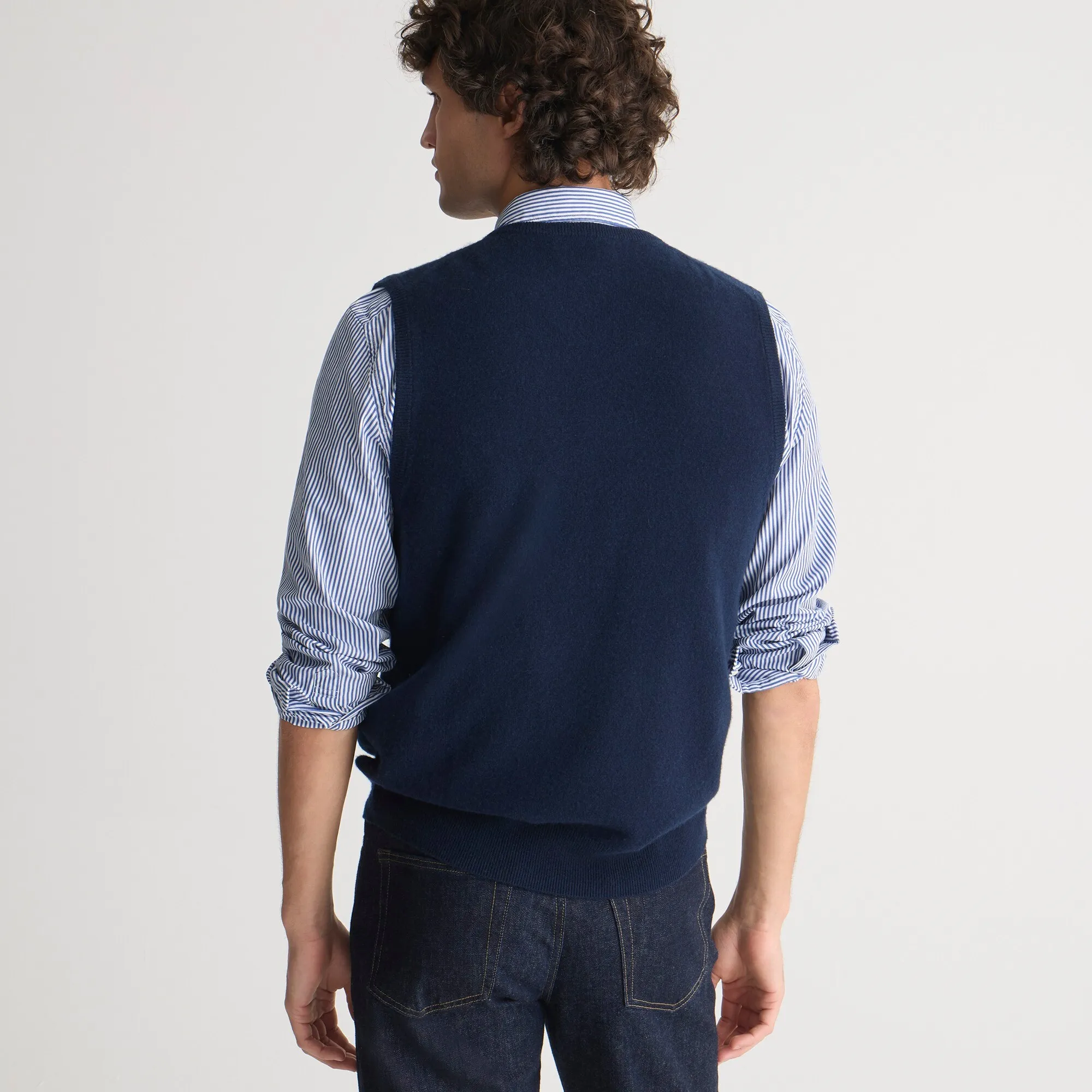 Cashmere sweater-vest