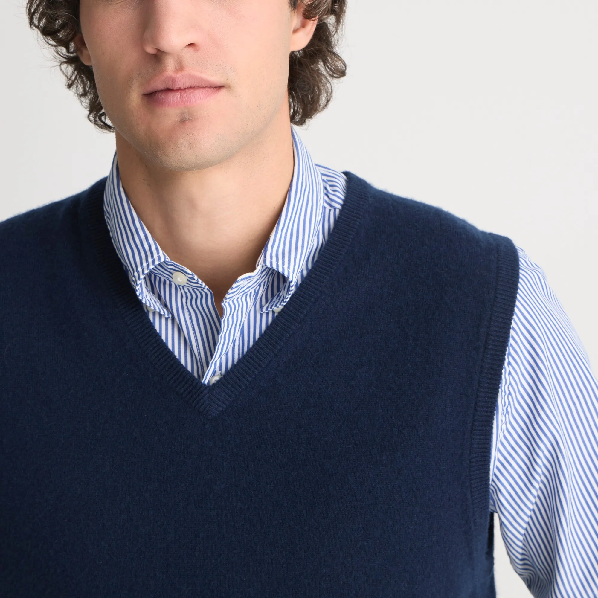 Cashmere sweater-vest