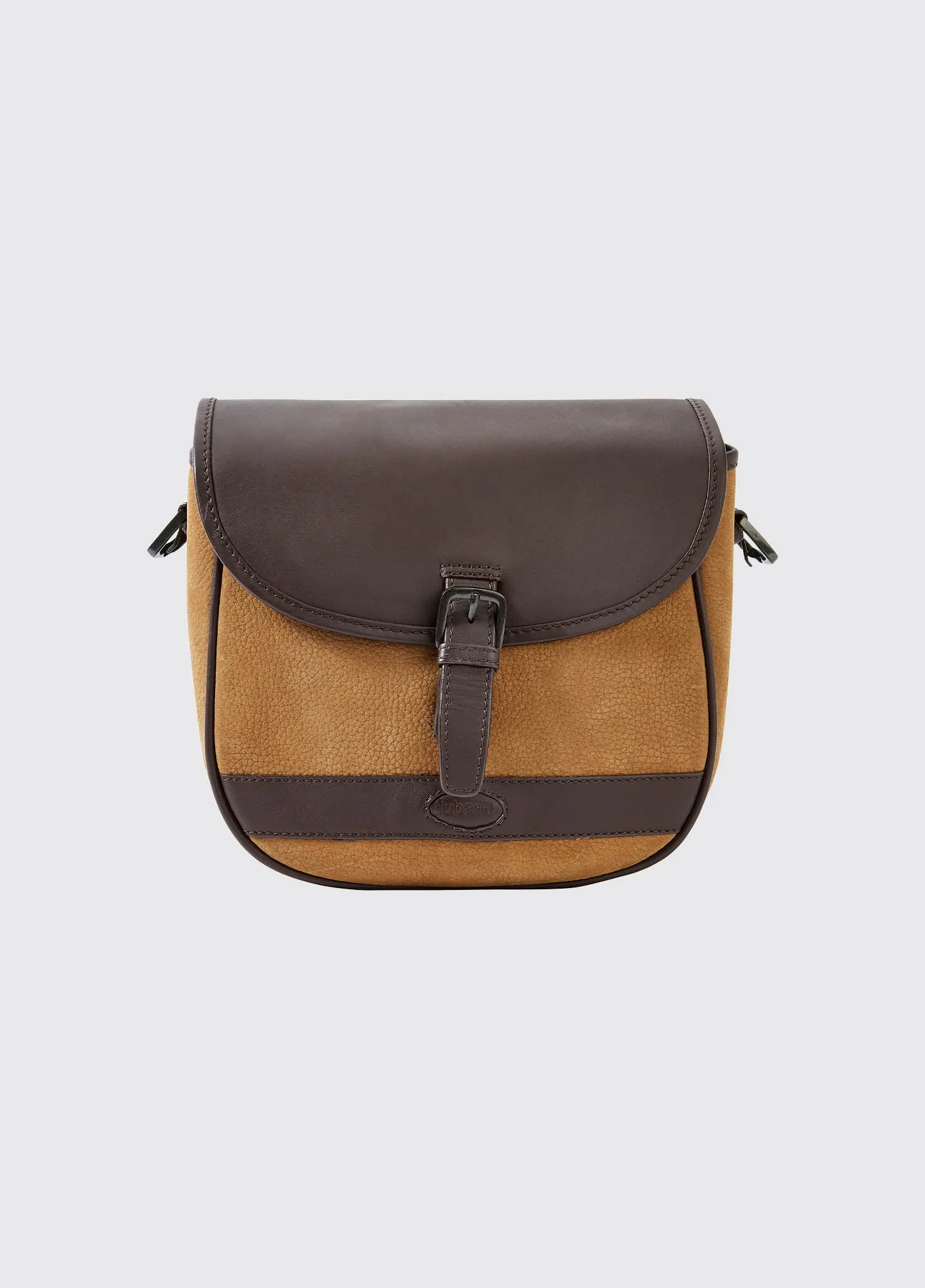 Clara Ladies Leather Saddle bag - Brown