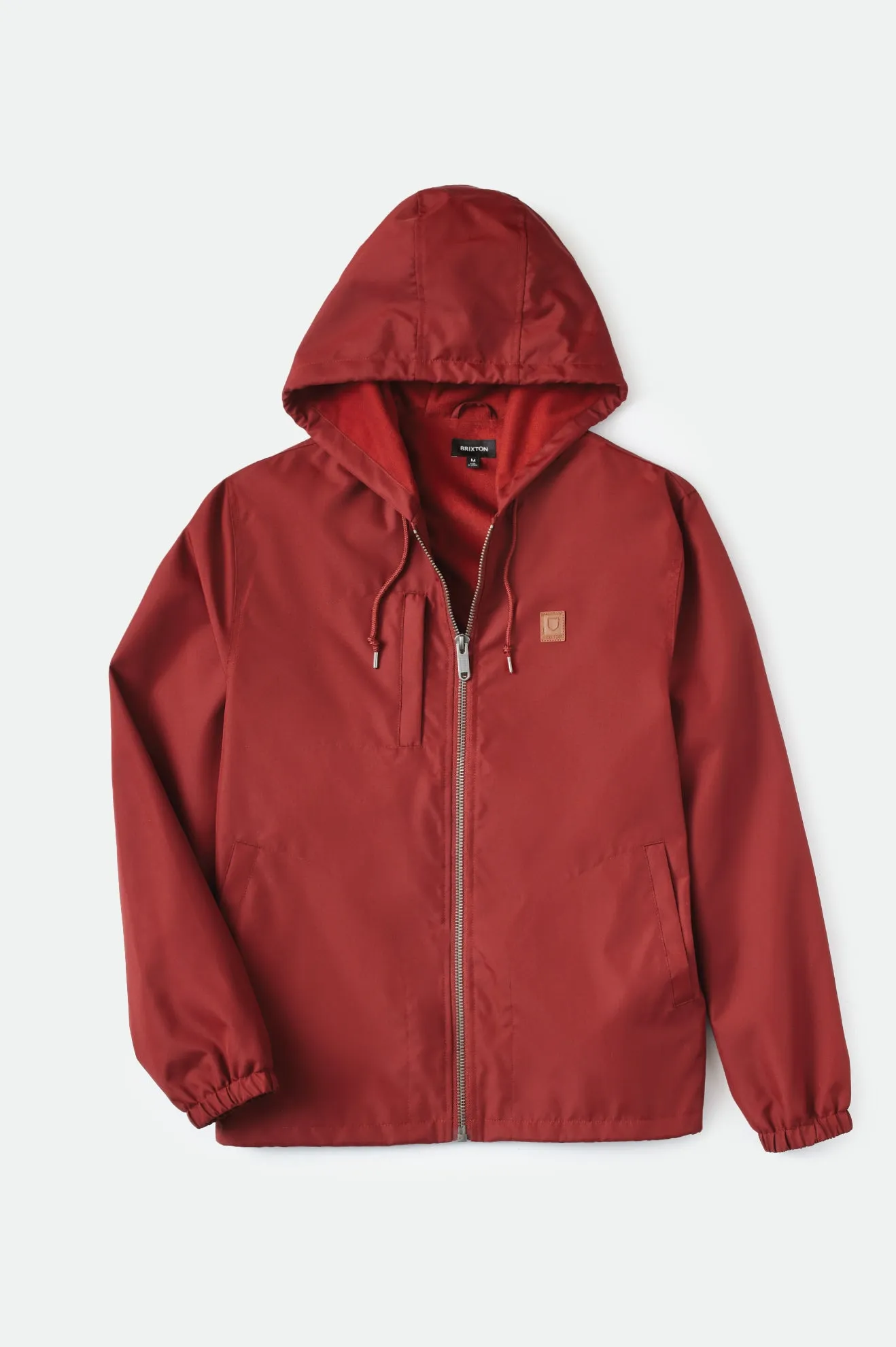 Claxton Beta Zip Hood Jacket - Dark Brick