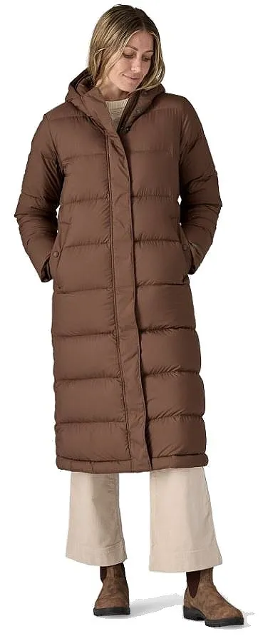 coat Patagonia Silent Down Long - Molasses Brown - women´s