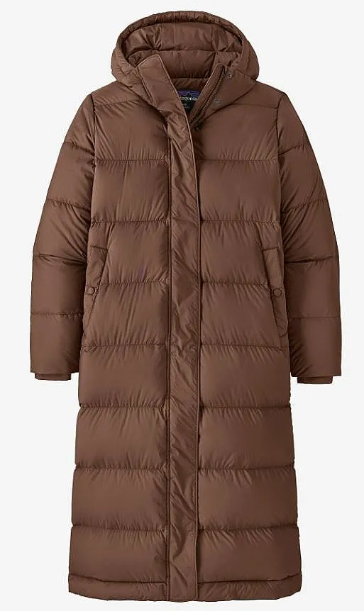 coat Patagonia Silent Down Long - Molasses Brown - women´s