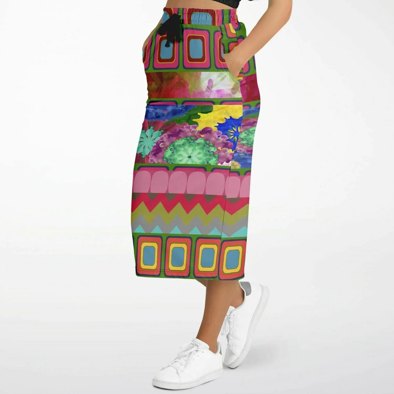 Dayglo Me Eco-Poly Long Pocket Skirt