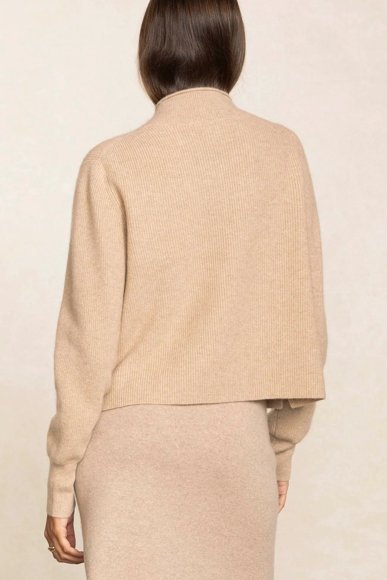 DELANEY CASHMERE MOCK NECK SWEATER