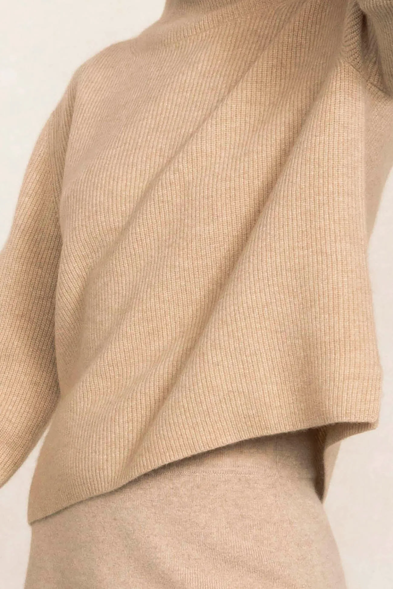 DELANEY CASHMERE MOCK NECK SWEATER