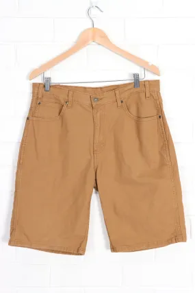 DICKIES Brown Duck Denim Work Shorts (34)