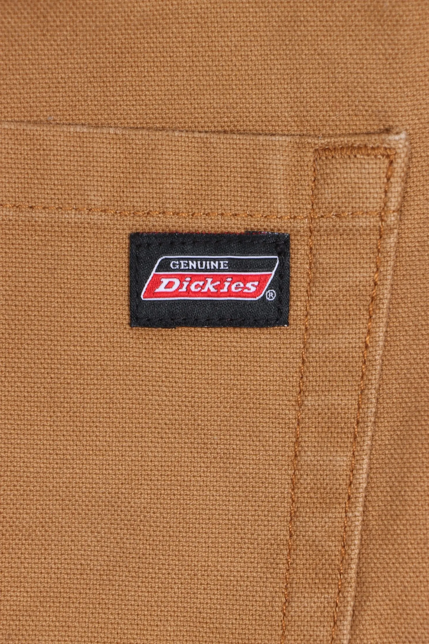 DICKIES Brown Duck Denim Work Shorts (34)