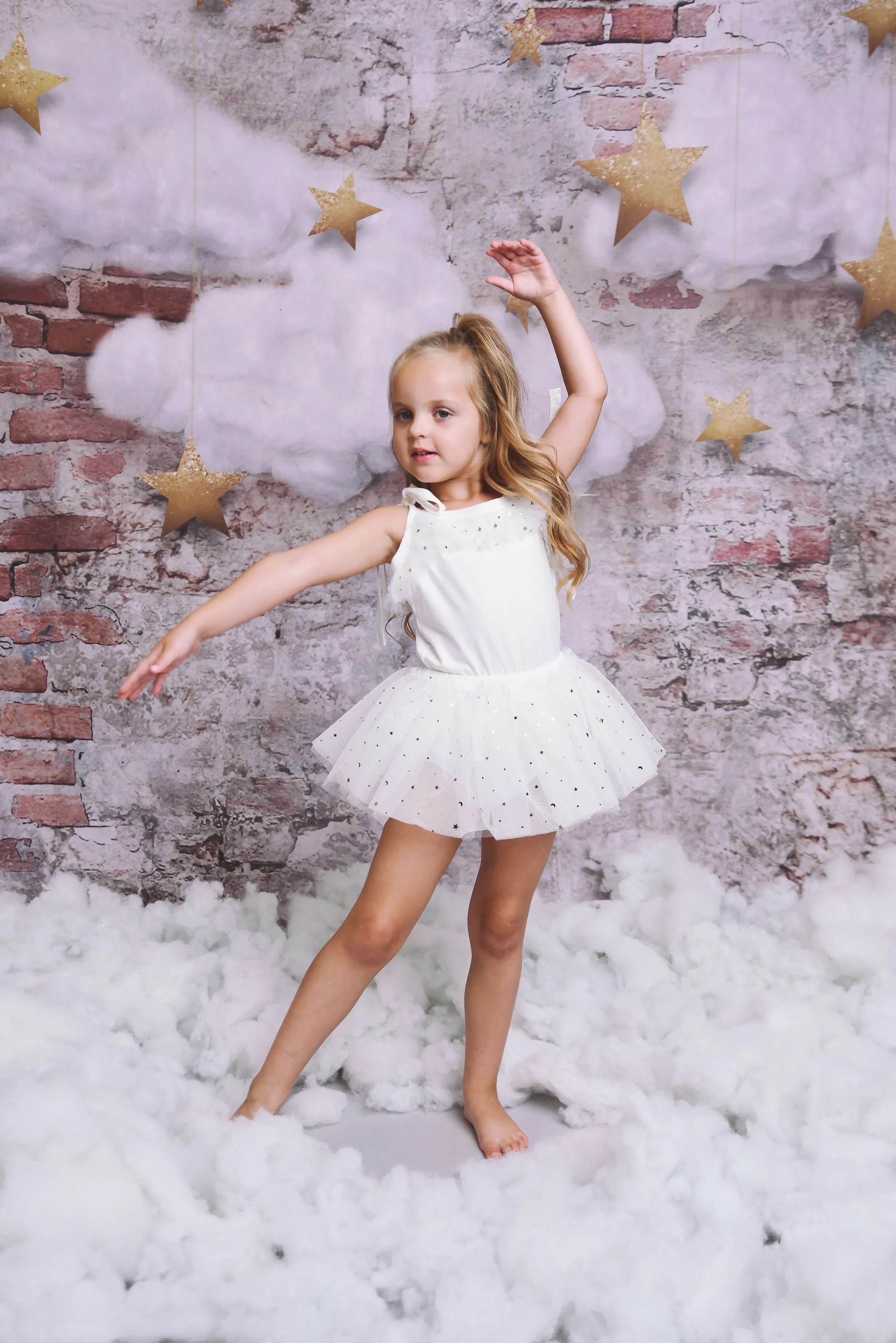 DOLLY STARS & MOON   TULLE TUTU BLOOMER white