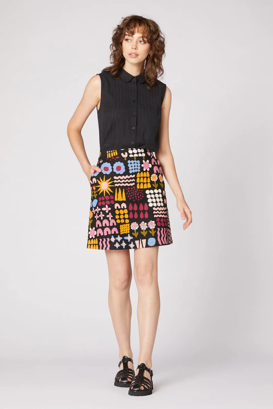 Elsie Patchwork Skirt