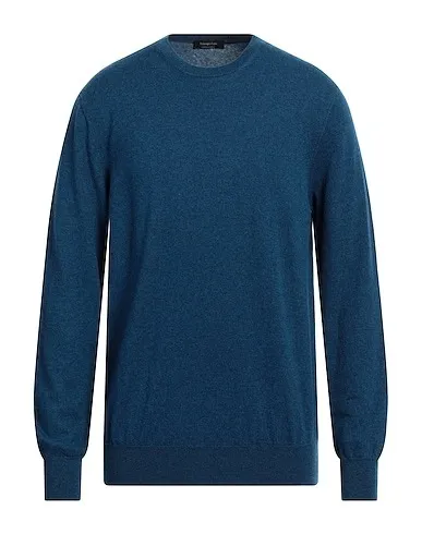 Ermenegildo Zegna  |Crew Neck Cashmere Long Sleeves Plain Oversized Logo Luxury