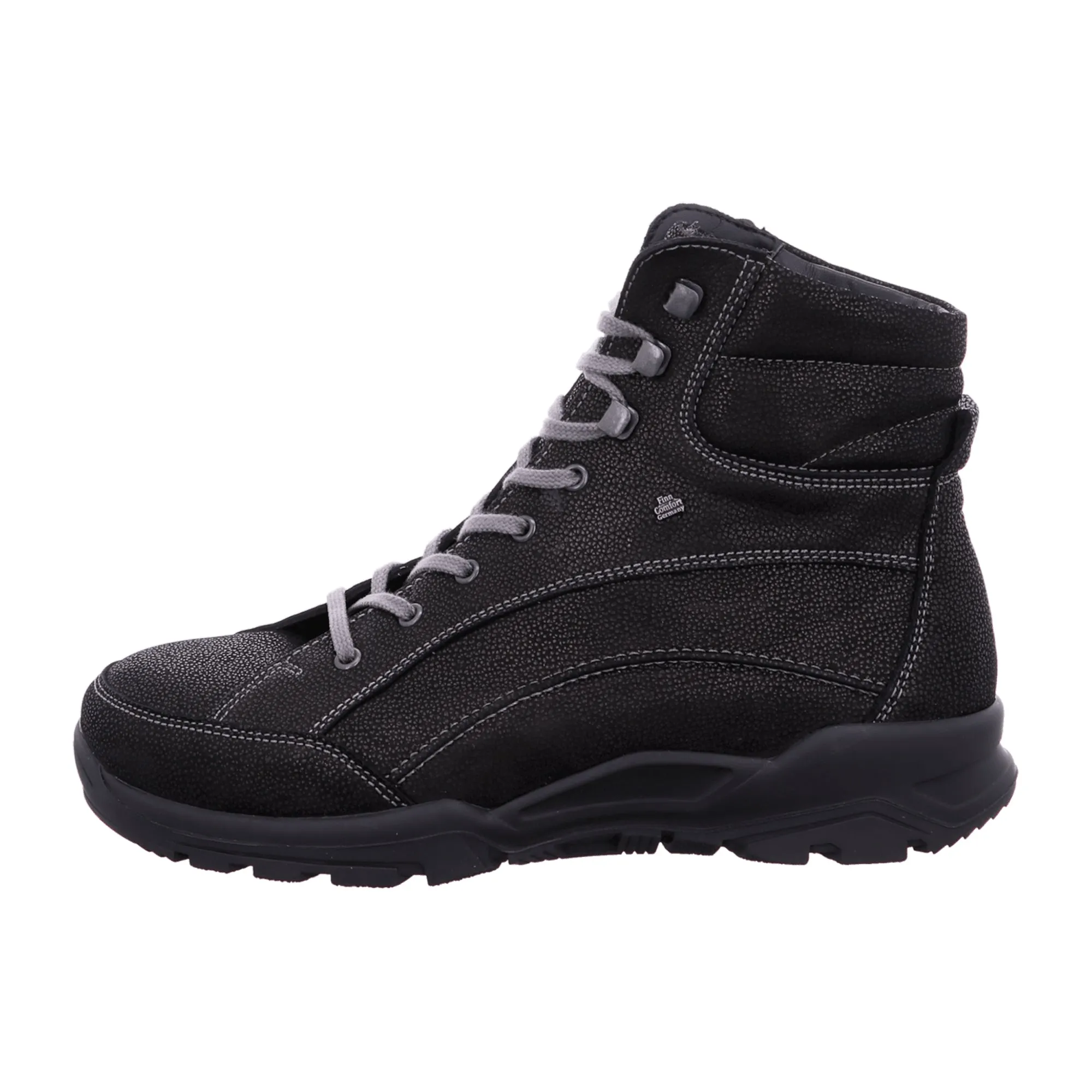 Finn Comfort Whistler Men's Black Leather Boots - Durable & Stylish