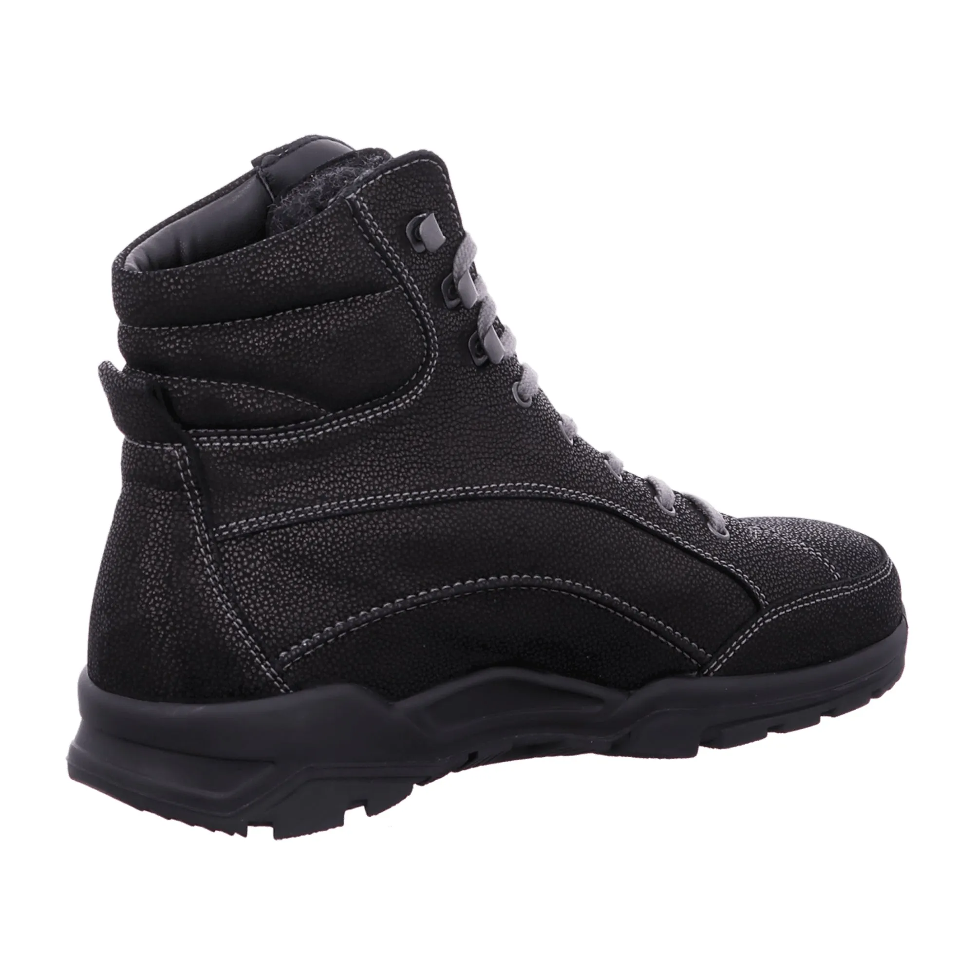 Finn Comfort Whistler Men's Black Leather Boots - Durable & Stylish