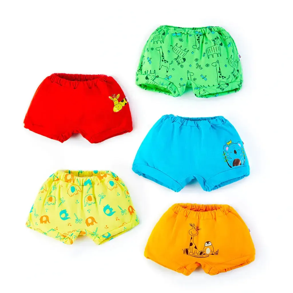 Free Waterproof Cloth Bib with pack of 5 BASIC Bloomers