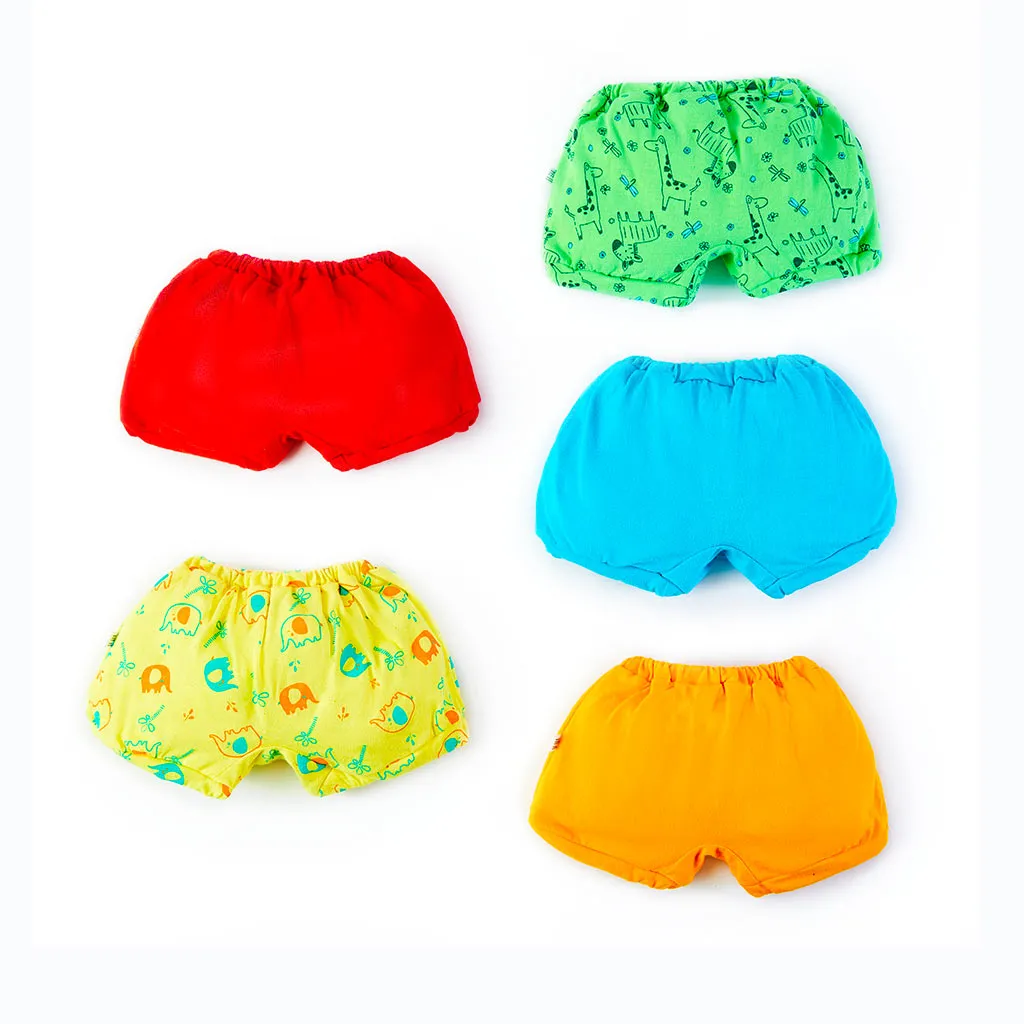 Free Waterproof Cloth Bib with pack of 5 BASIC Bloomers