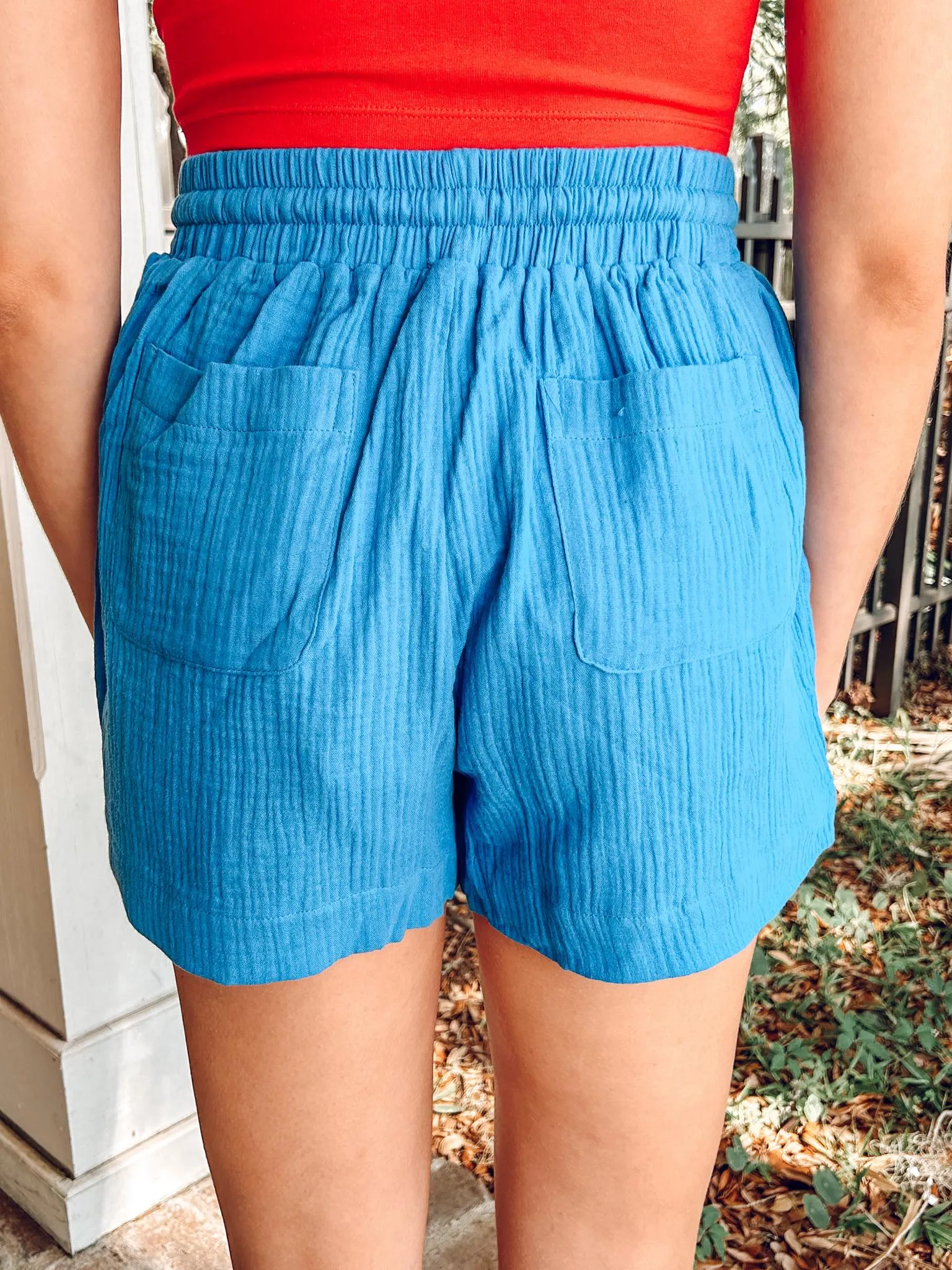 Freedom Gauze Shorts | Blue