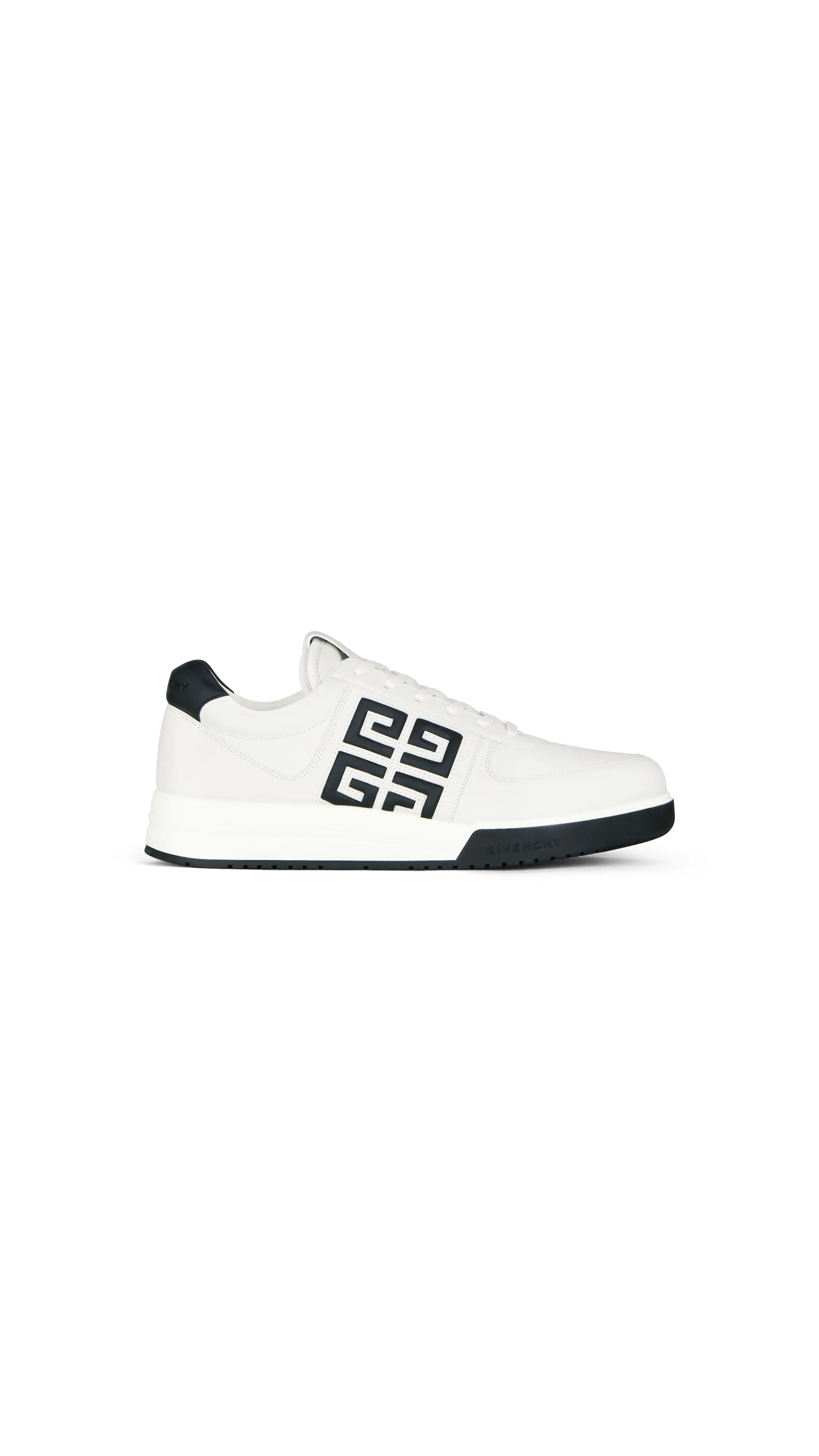 G4 Sneakers In Leather - White/Black