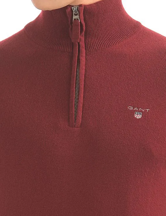 Gant Half Zip Lambswool Sweater