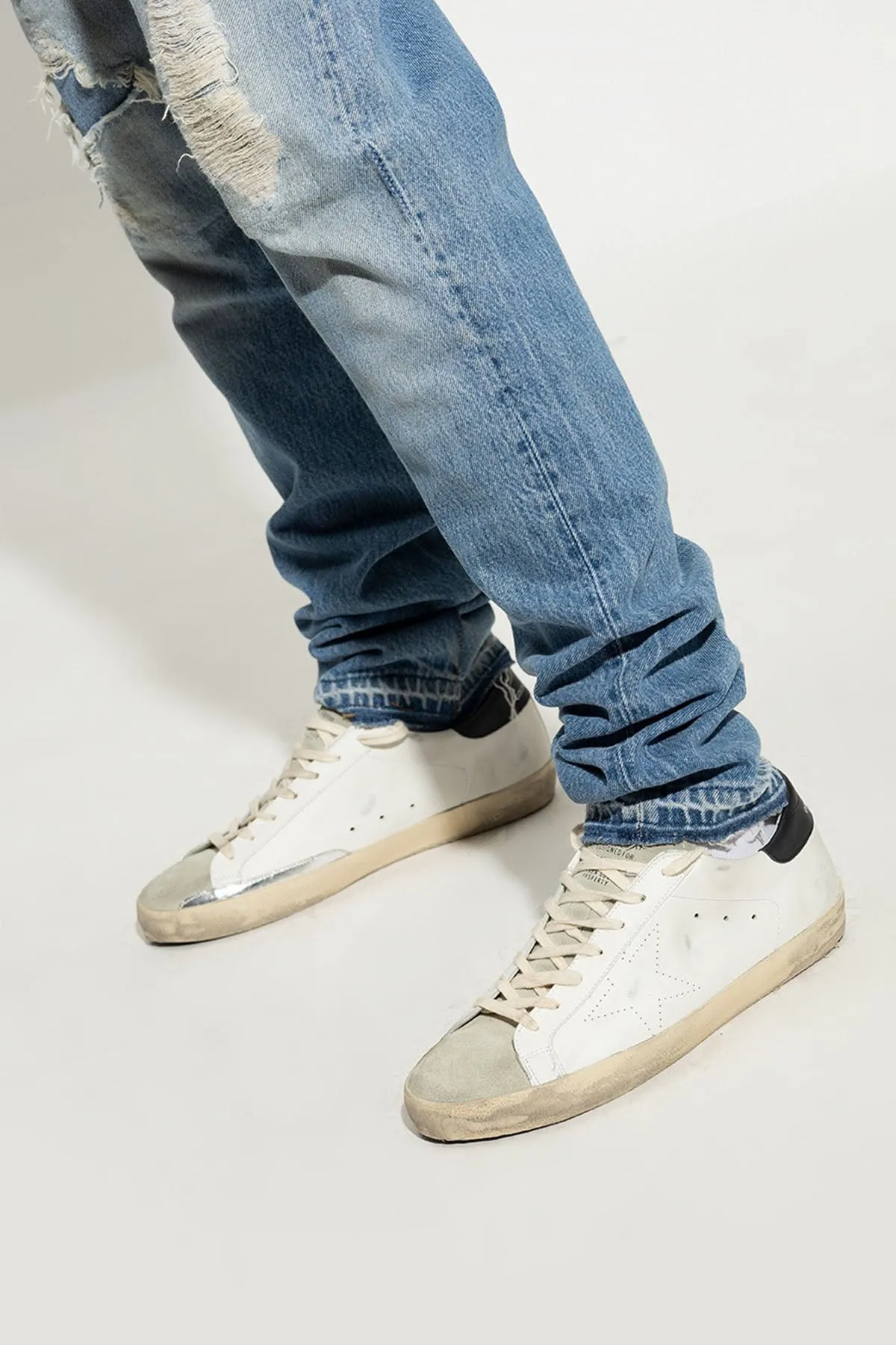 Golden Goose Super-Star Eskitme Sneaker Ayakkab