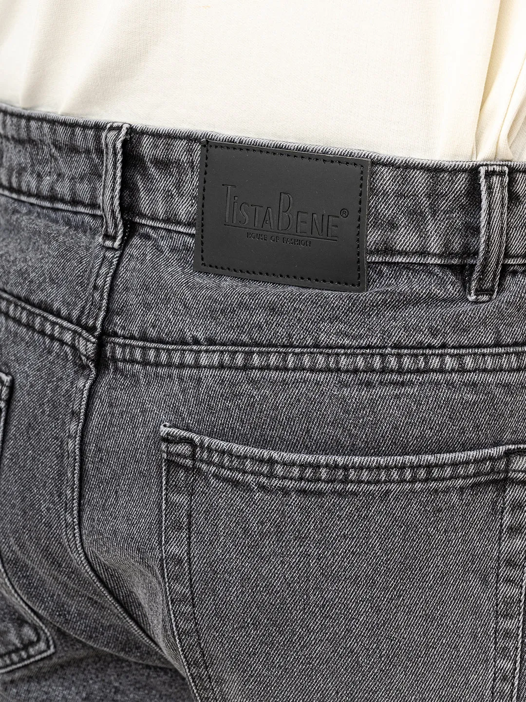 Grey Baggy Denim jeans