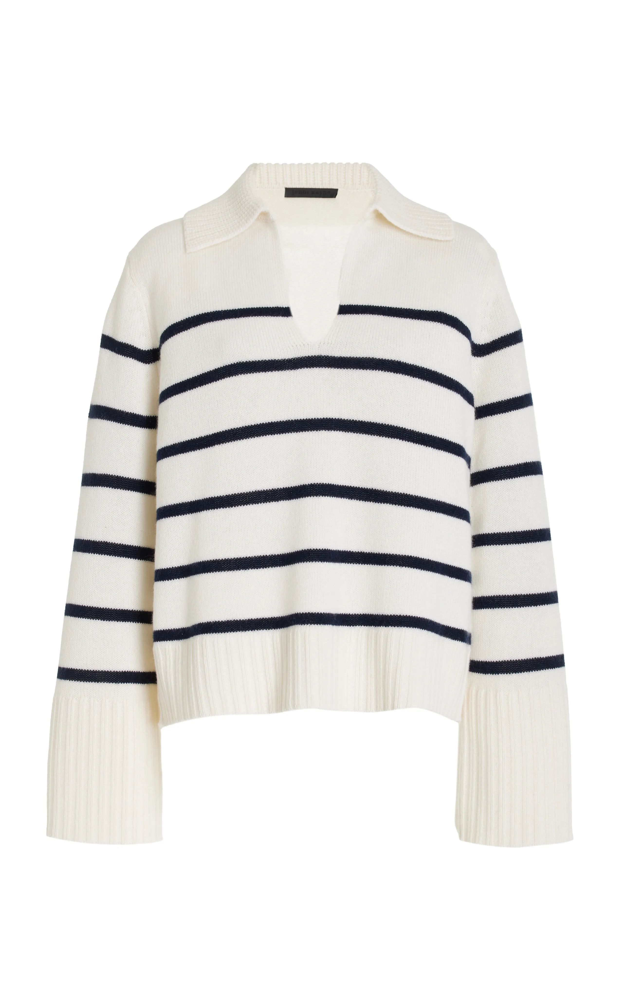 Jenni Kayne Frances Cashmere Polo Sweater