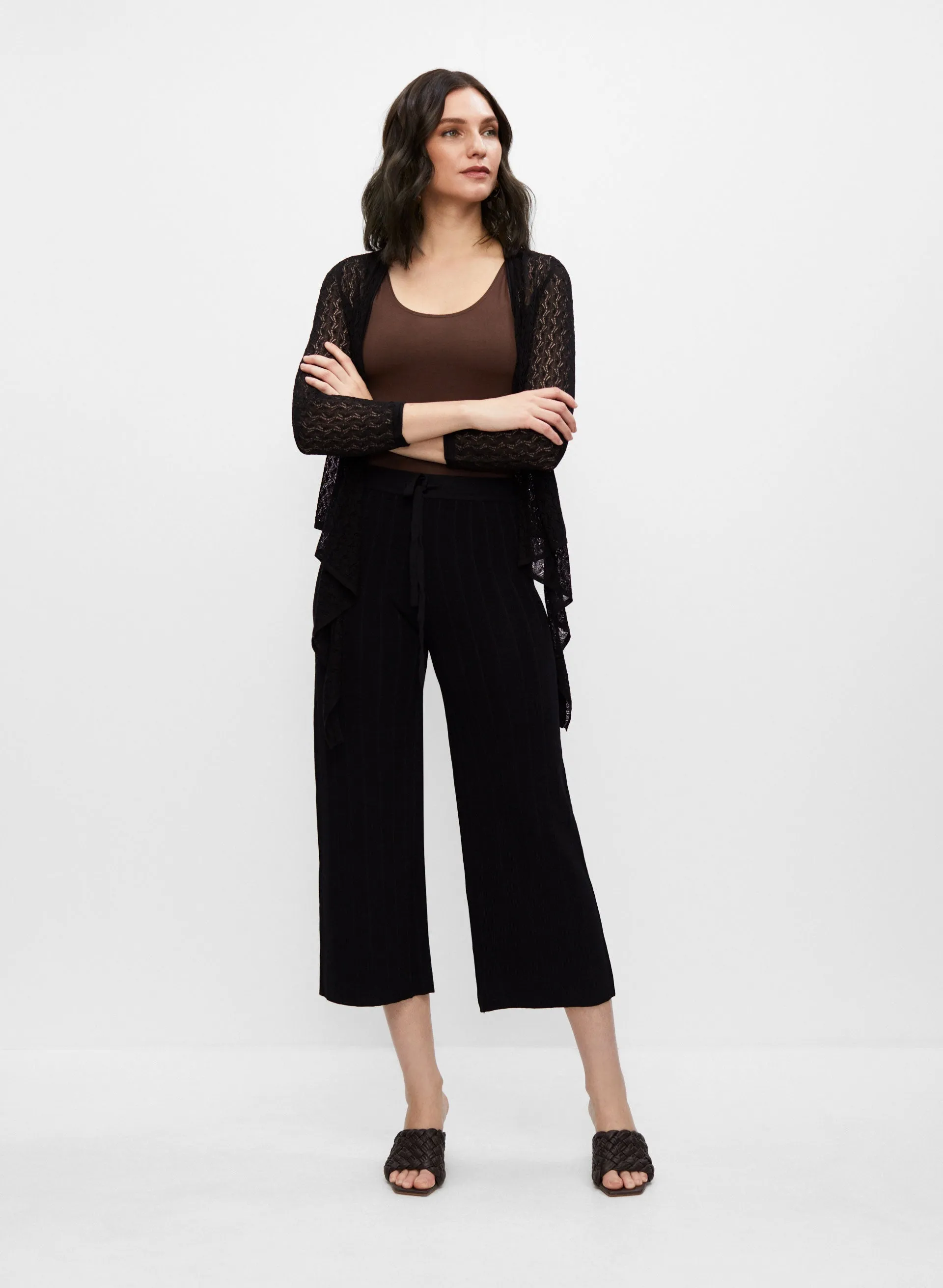 Joseph Ribkoff - Pull-On Wide Leg Capris