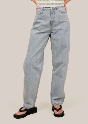 Light Blue Recycled Cotton Denim Jeans