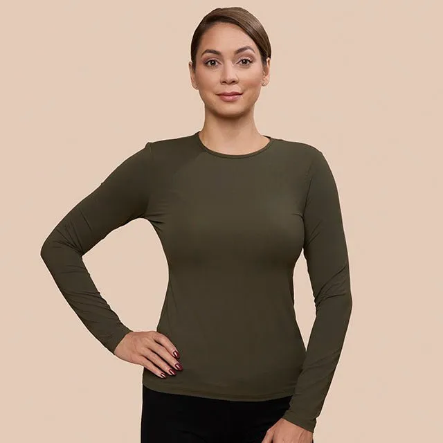 Long Sleeve Crew Neck Layering Top