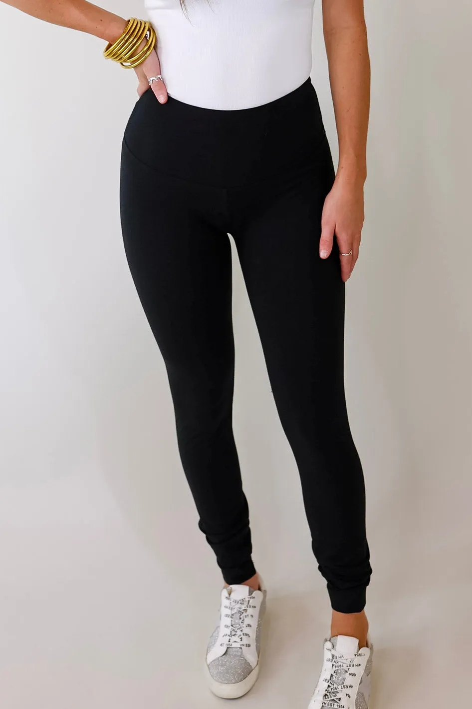 Lyssé | Classic Cotton Leggings in Black