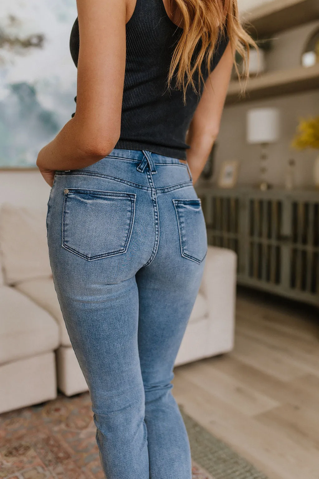 Mariah Mid Rise Cool Relaxed Jeans