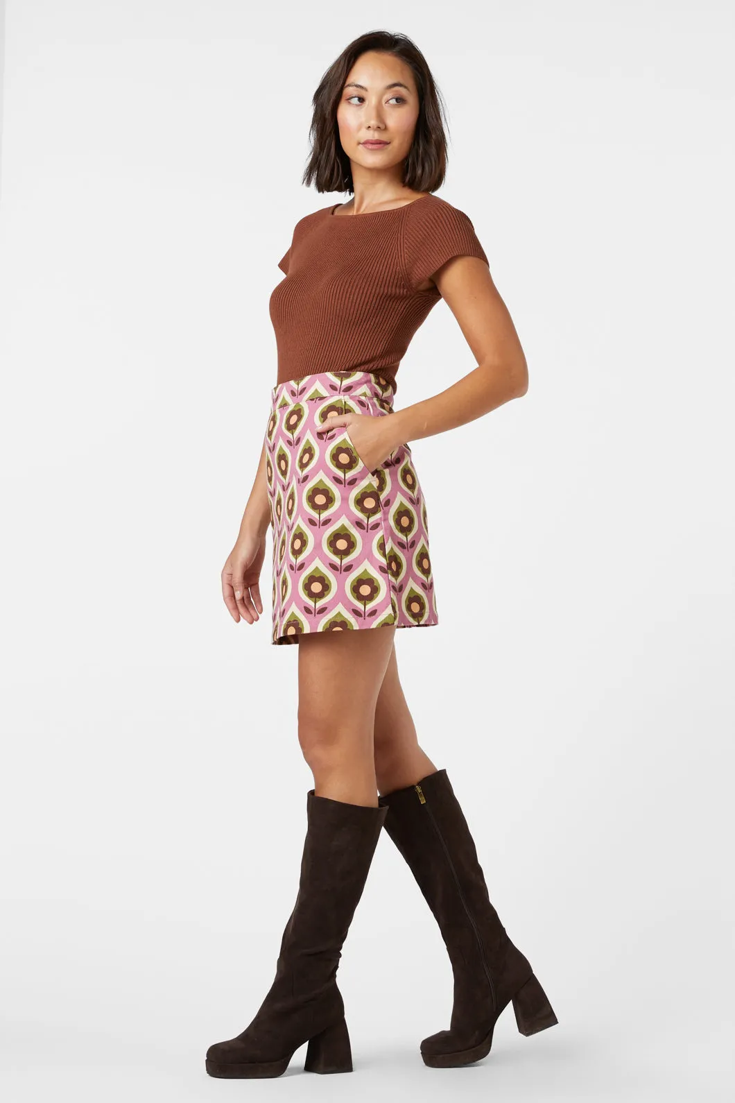 Mary Jane Drill Skirt