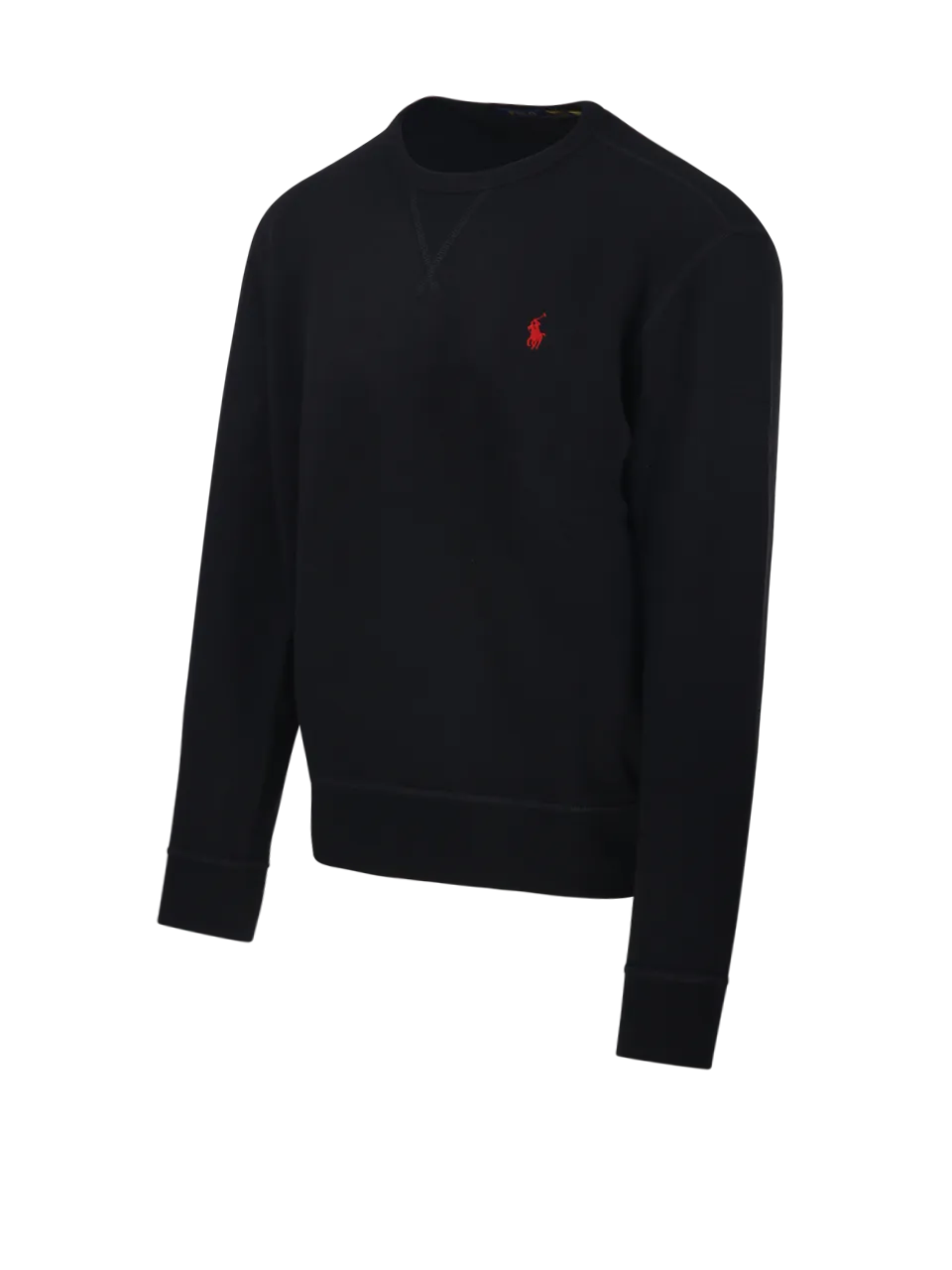 MEN RALPH LAUREN BLACK COTTON SWEATER