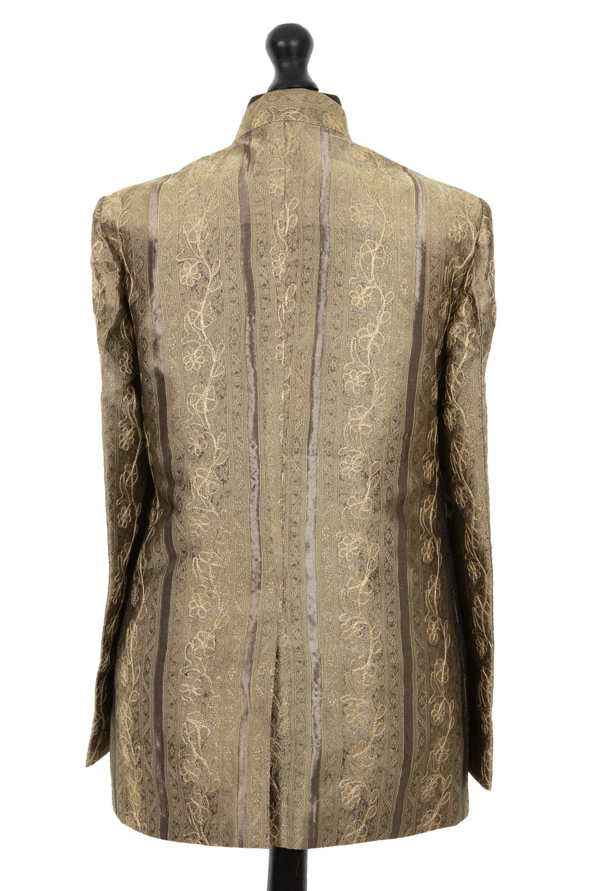 Mens Nehru Jacket in Antique Gold