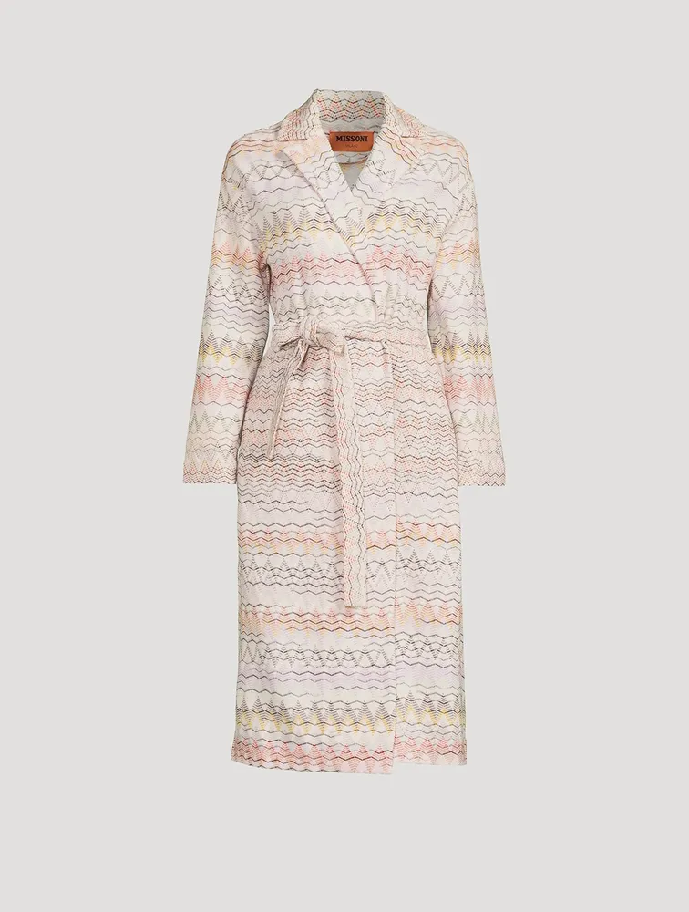 MISSONI Belted Knit Duster Coat