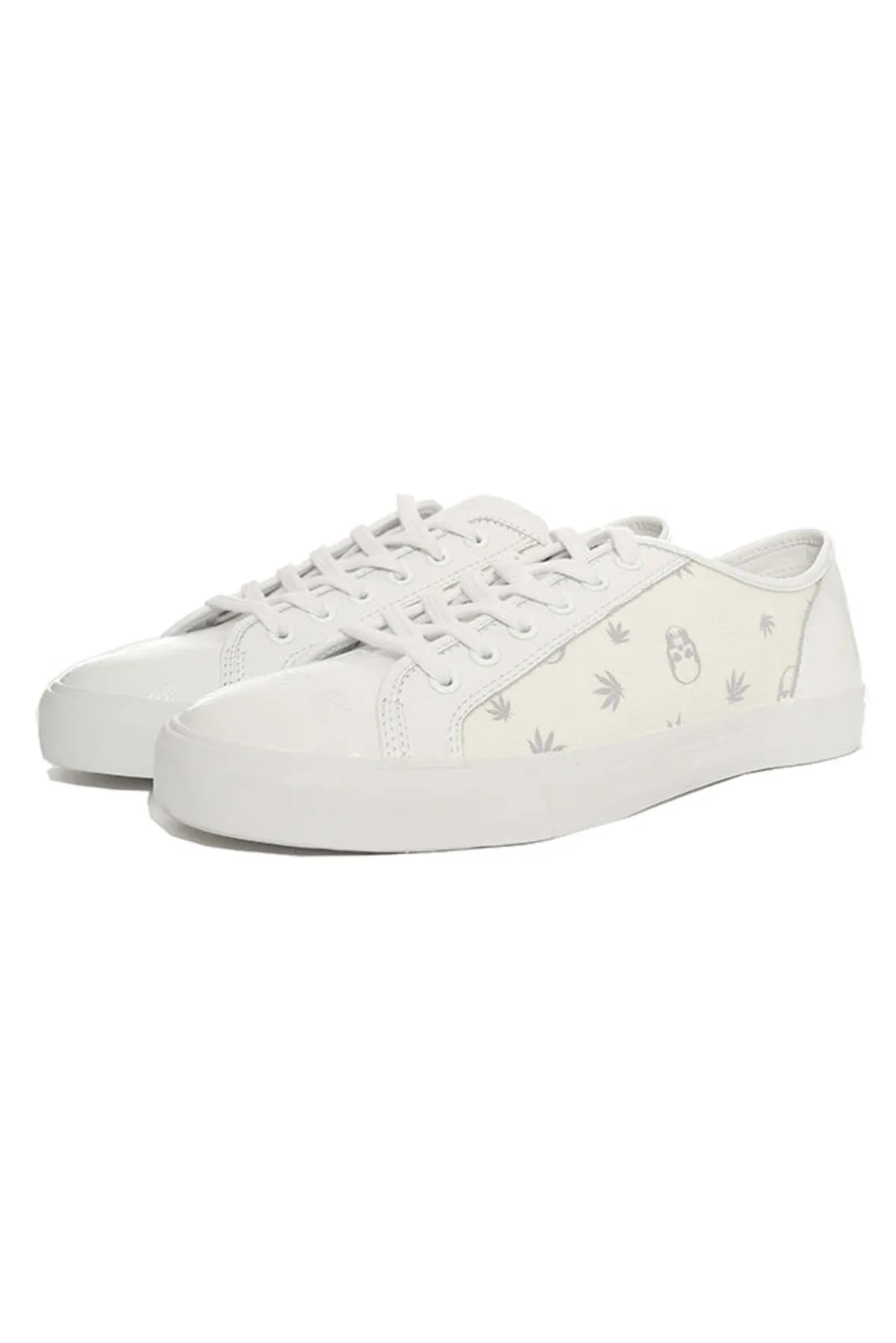 Monogram Mix Sneaker - White