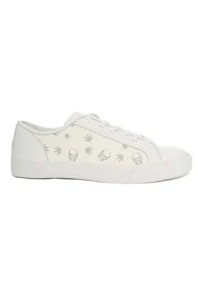 Monogram Mix Sneaker - White